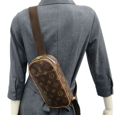 louis vuitton pochette gange monogram canvas replica|Louis Vuitton Pochette Gange Monogram Canvas Brown .